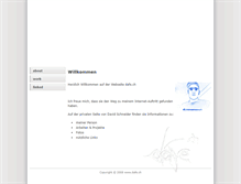 Tablet Screenshot of dafe.ch